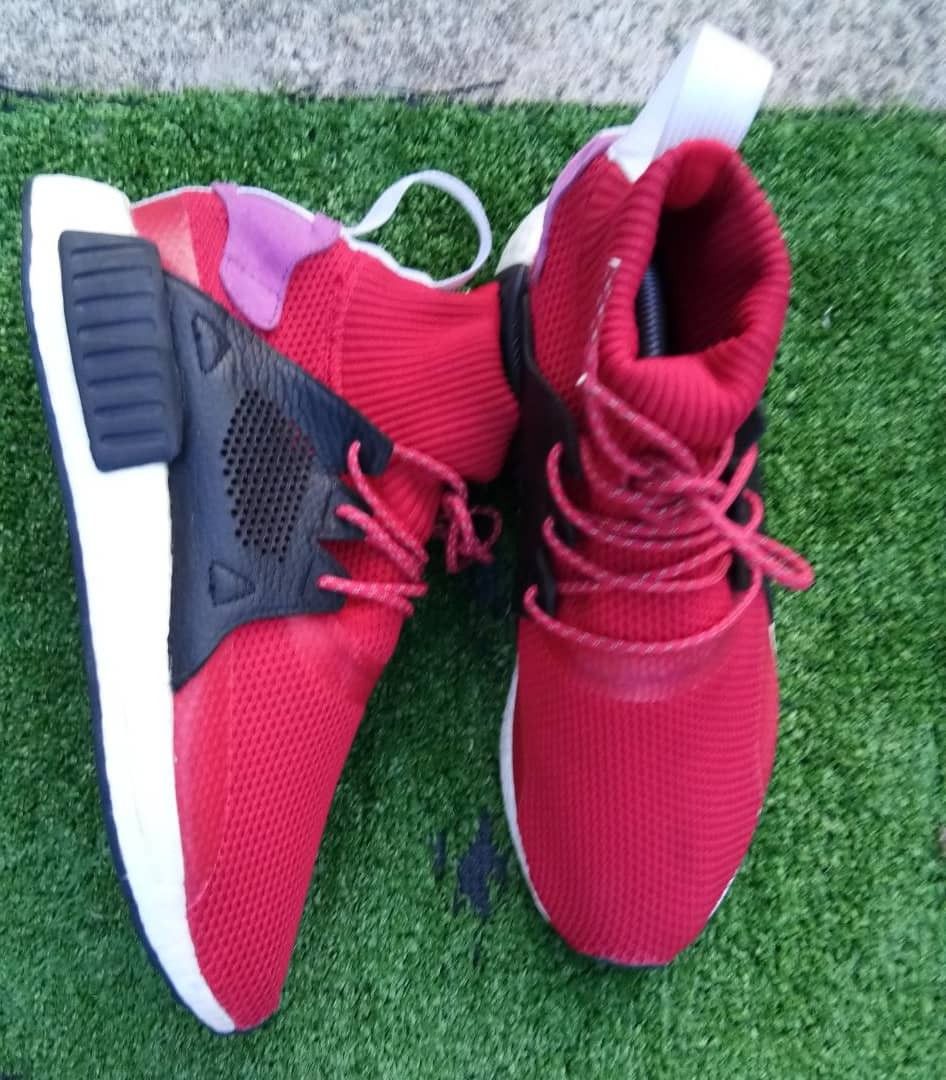 AdIdas nmd winter red midcut sneakers size 9.5uk Men s Fashion
