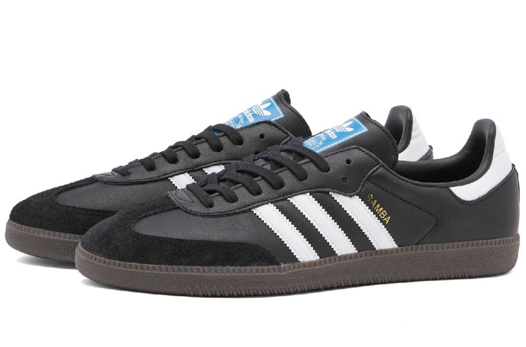 adidas samba og black white gum