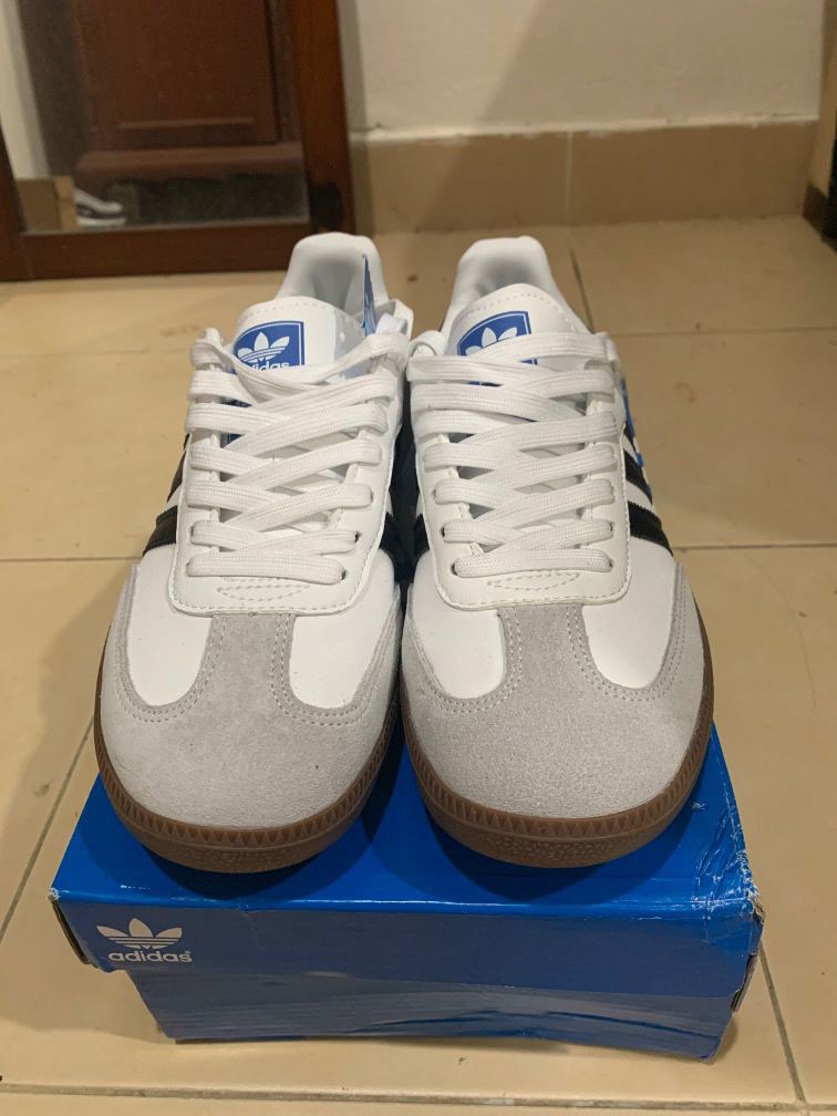 Adidas Samba Vegan UK7, Men's Fashion, Footwear, Sneakers on Carousell