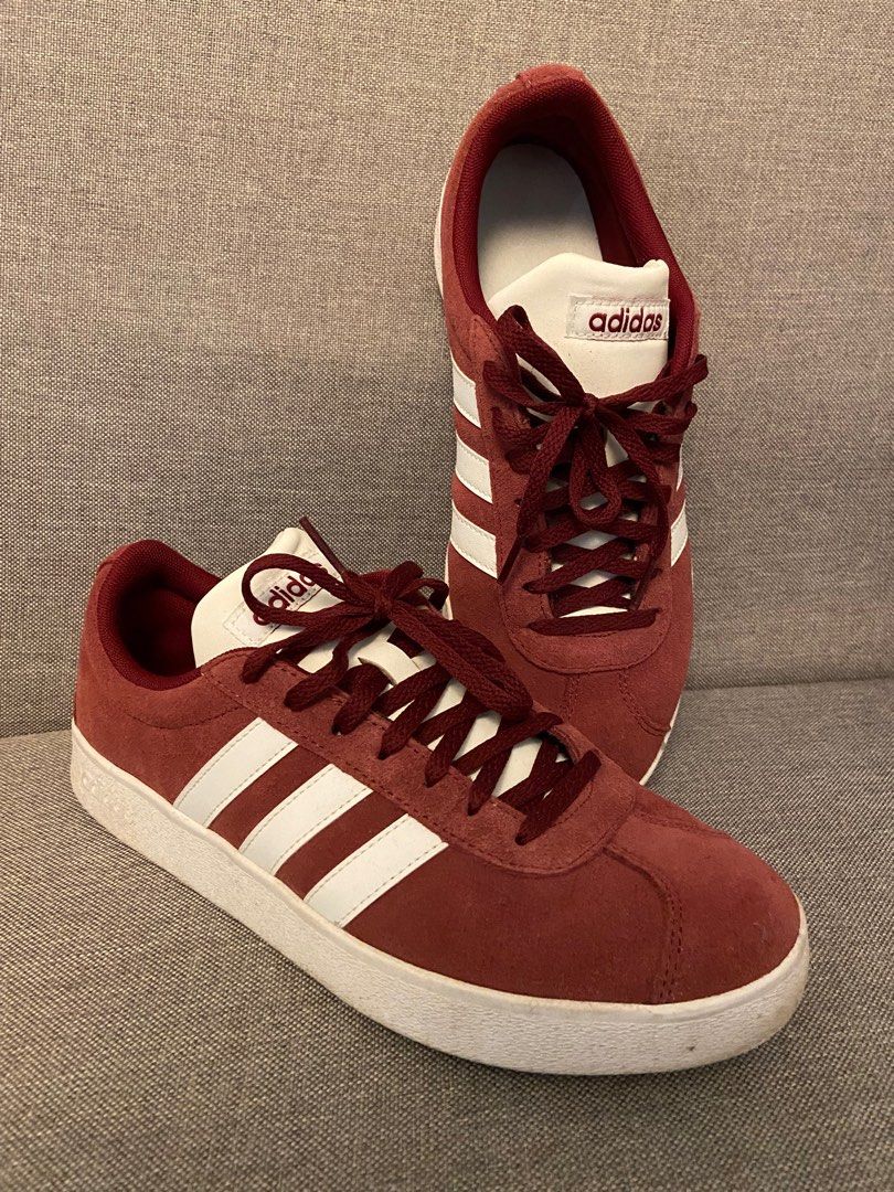 Adidas vl court 2.0 granate outlet