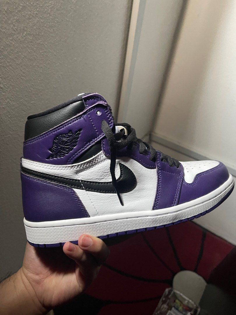 Aj1 high court purple Men #39 s Fashion Footwear Sneakers on Carousell