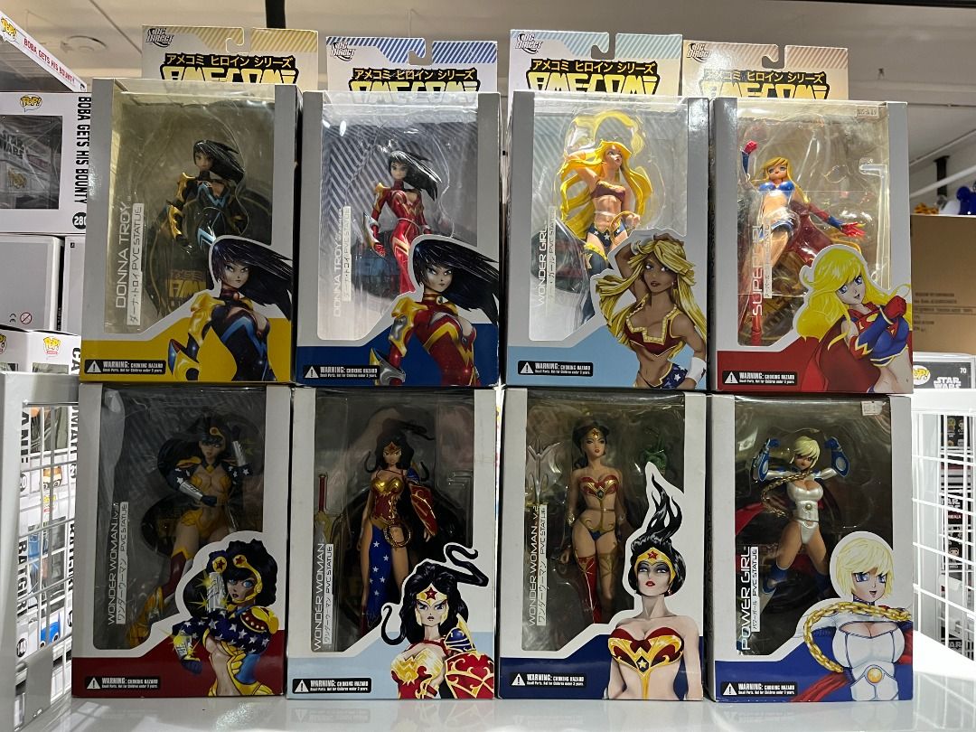 AME COMI figures statues for sale wonder woman donna troy
