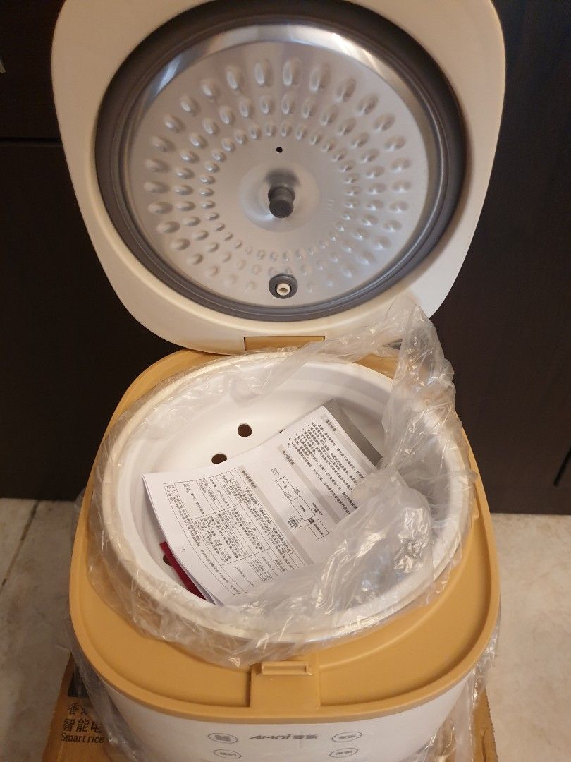 Amoi Smart Rice Cooker 3.0L, TV & Home Appliances, Kitchen Appliances ...