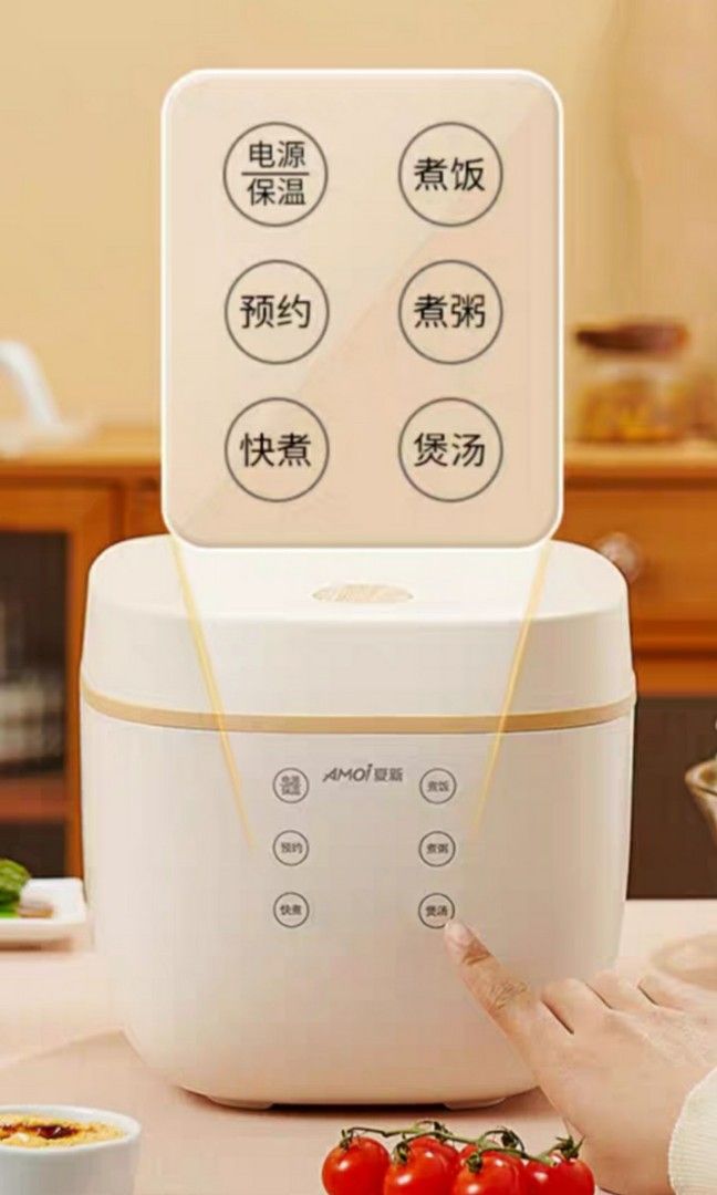 Amoi Smart Rice Cooker 3.0L, TV & Home Appliances, Kitchen Appliances ...