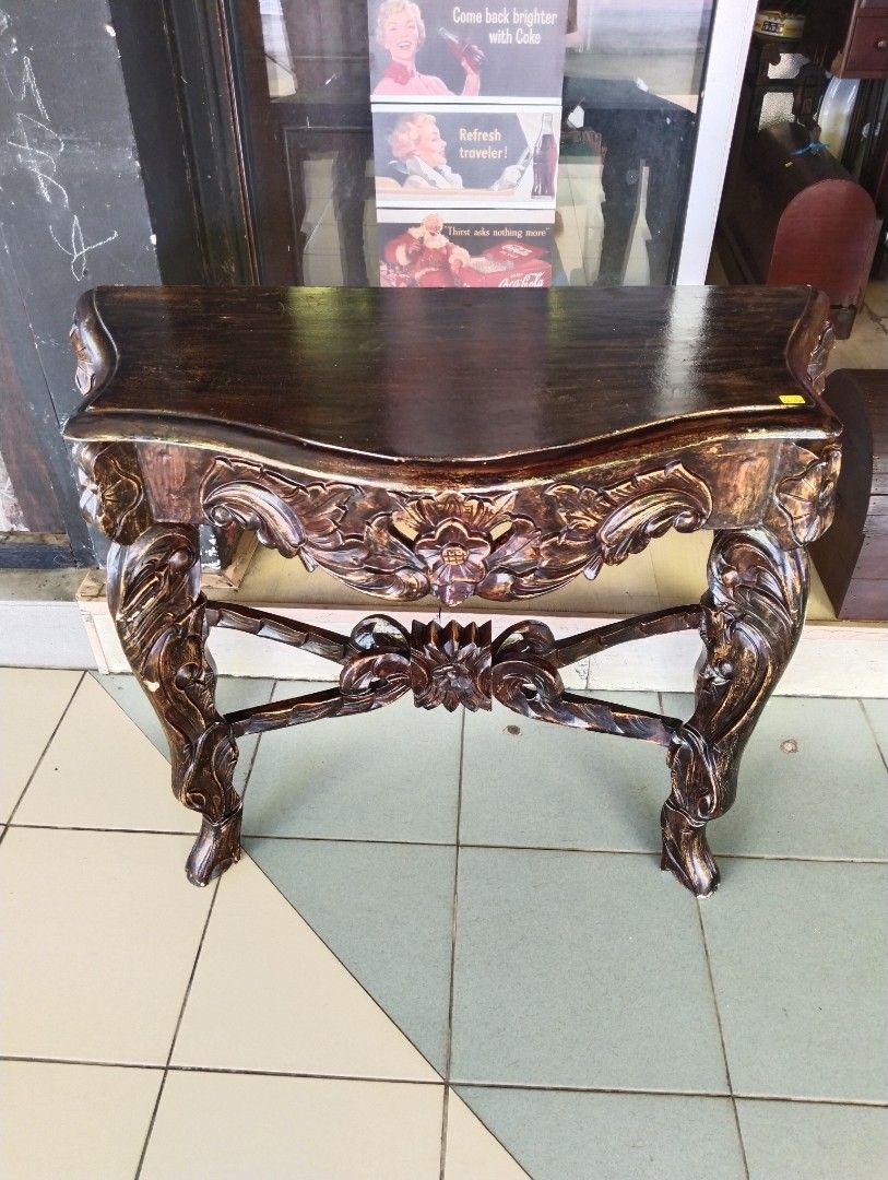 Antique table, Furniture & Home Living, Furniture, Tables & Sets on Carousell