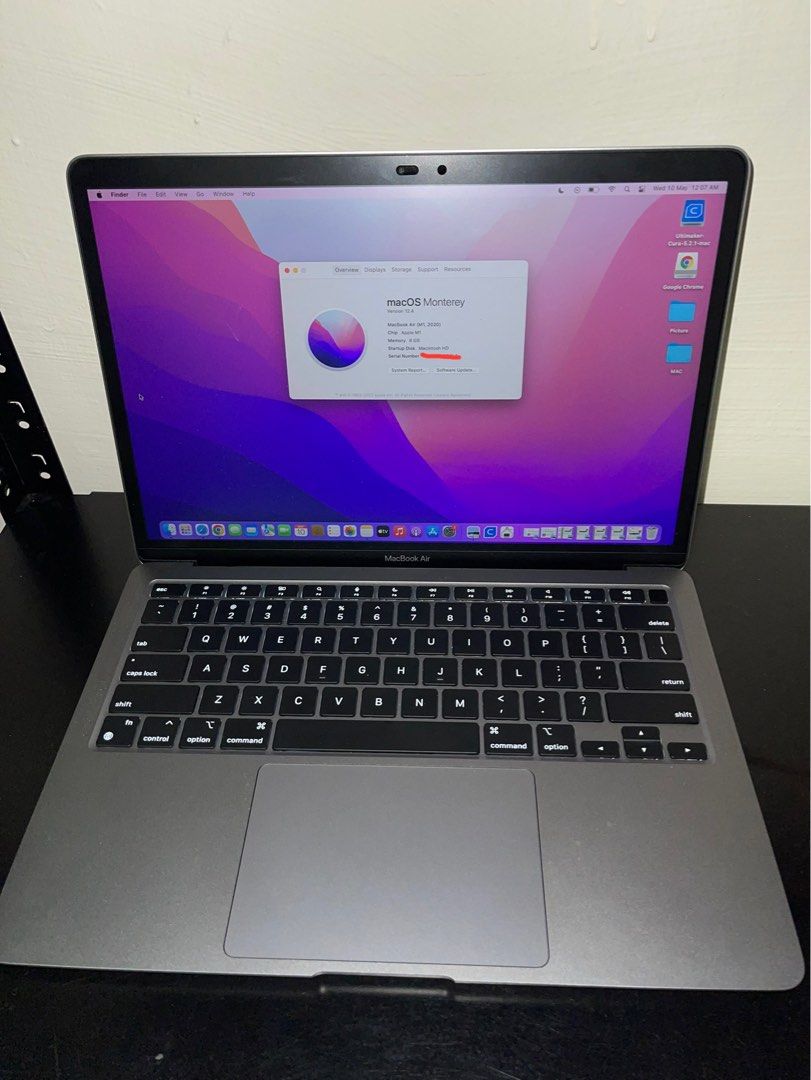 (Apple Warranty till 2025) MacBook Air M1 2020 13 inch 8GB 256SSD