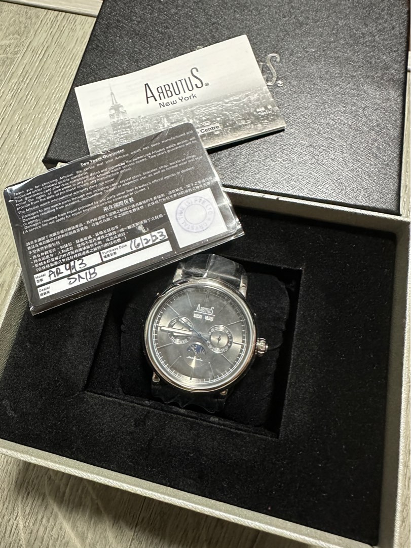 Arbutus AR913 Automatic Watch, Luxury, Watches on Carousell
