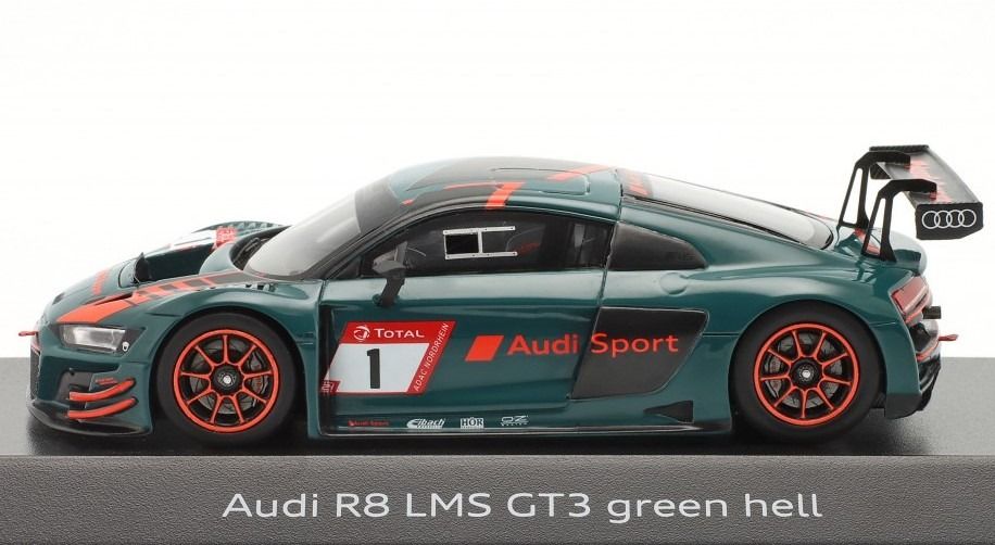 Audi R8 LMS GT3 Green Hell (Nurburgring) 2021 1/43 Scale Model 