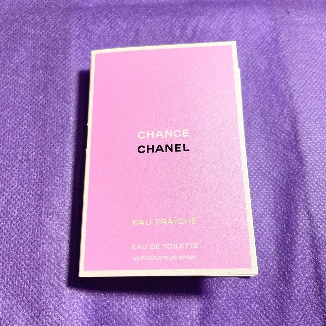 AUTHENTIC Chanel chance eau fraiche eau de toilette perfume vial