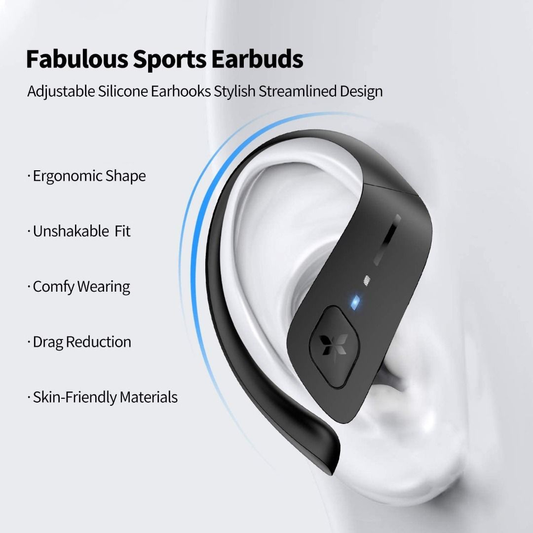 Axloie Wireless Earbuds Sport Bluetooth 5.0 Headphones True