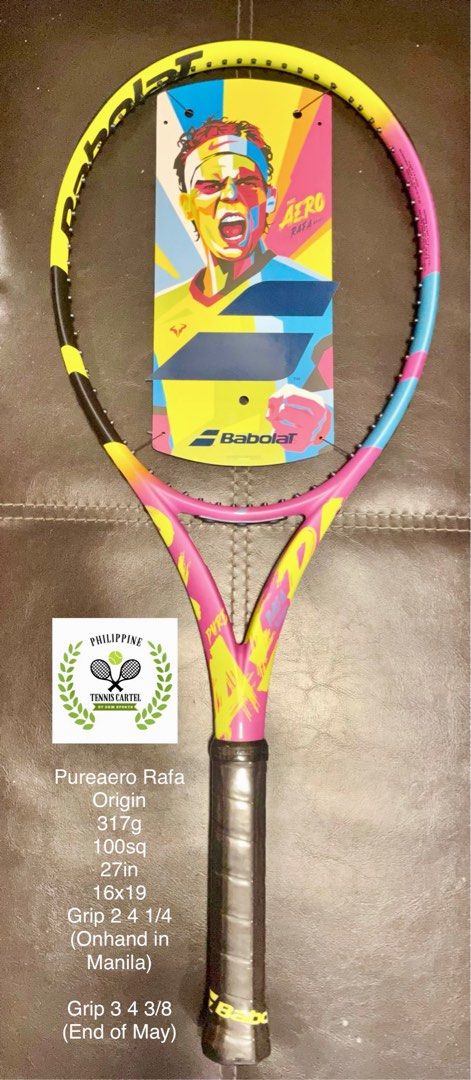 Babolat Pureaero Rafa Origin 2023, Sports Equipment, Sports & Games ...