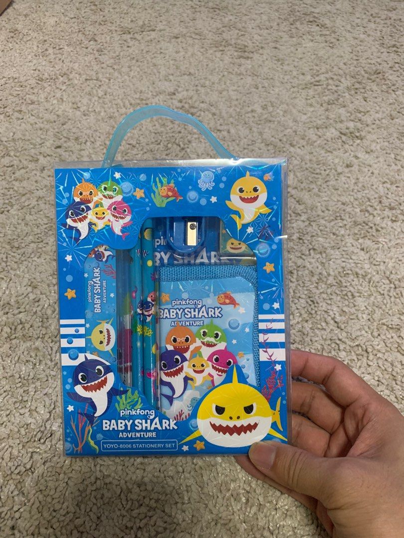 Baby Shark Stationery Set, Hobbies & Toys, Stationery & Craft