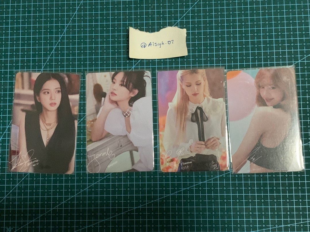 Blackpink polo card, Hobbies & Toys, Collectibles & Memorabilia, KWave