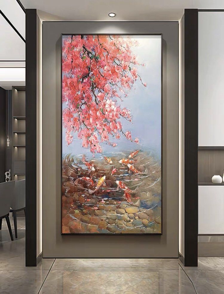 bLeSs Oil painting Furniture Home Living Home Decor Frames