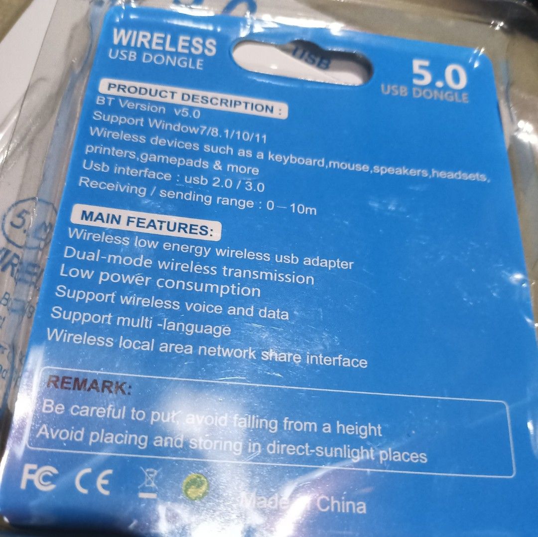 Bluetooth USB Dongle Adapter (Category: Cables & Adaptors) located in Cainta. Submitted by whiteelephantph (Listing ID 1231250629, Image 3). Description: Bnew. Usb bluetooth updated version5 Plug and play basta updated ang windows Pickup or lalamove Pm is the key!.