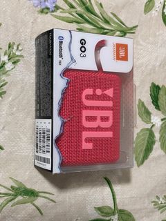 BNIB JBL GO3 Bluetooth Speaker (Red/Pink)