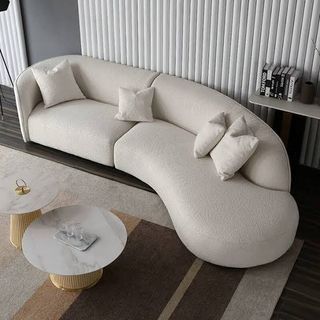 Boucle sofa/ cloud sofa
