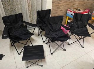 Camping Chairs with Storage Bag