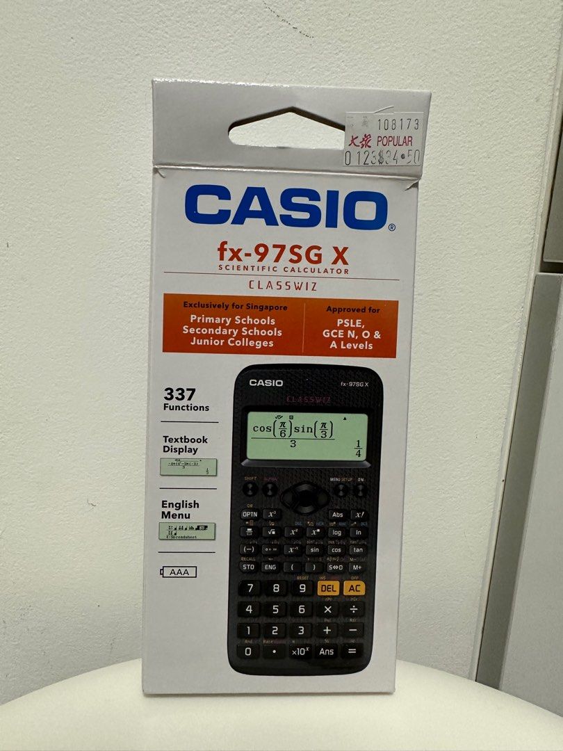 Casio calculator hot sale fx 97sg x