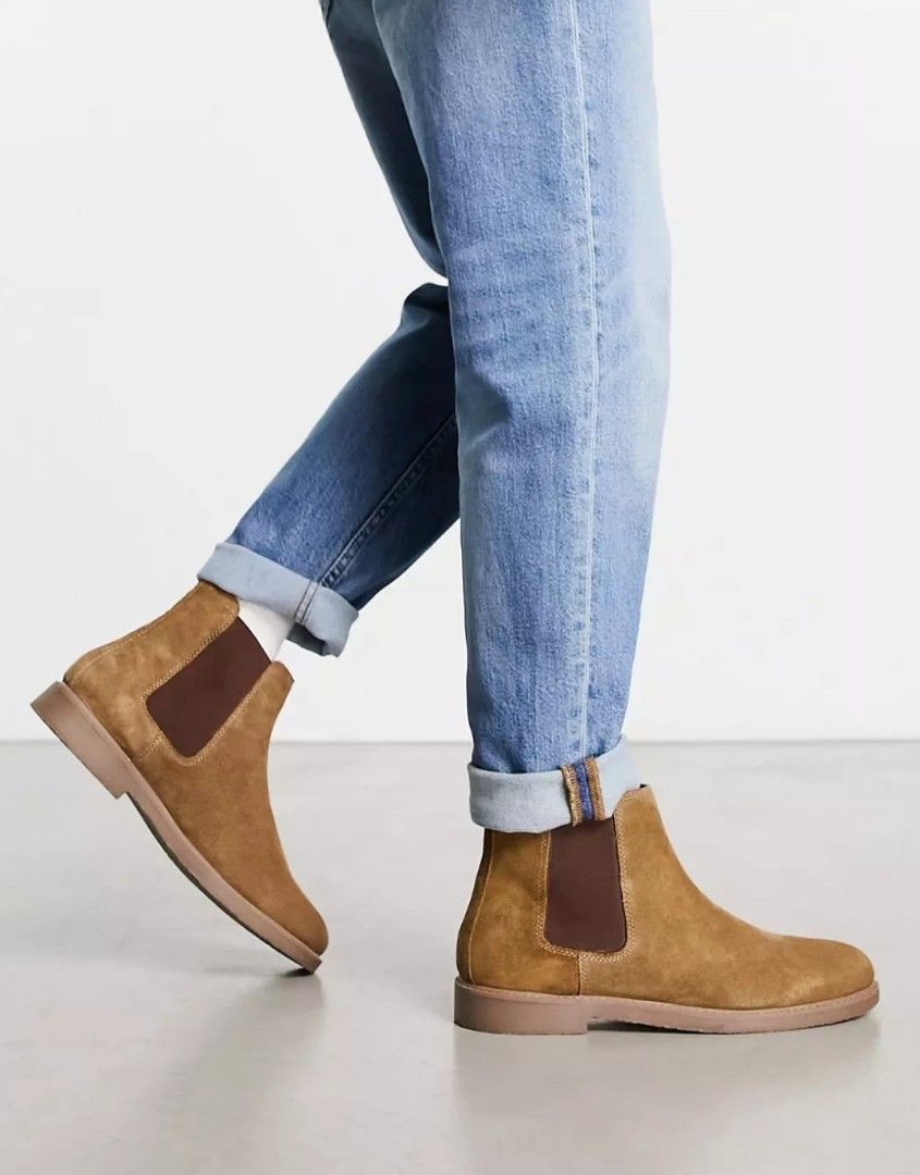 Base london ferdinand suede chelsea boots new arrivals
