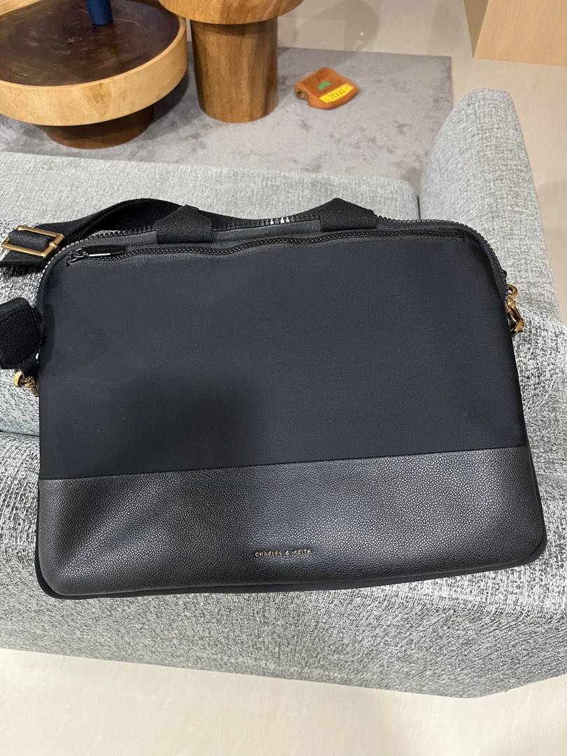 Charles and Keith laptop bag, Women's Fashion, Bags & Wallets, Cross