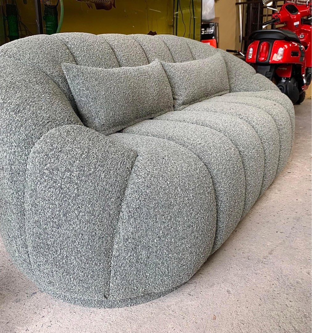 Cloud sofa (Category: Sofas) located in Caloocan City. Submitted by shoptinyframe (Listing ID 1231207258, Image 2). Description: Made to order Modern Design Furniture •Customized based on your requests & requirements •Choose from over 50+ high quality & imported fabrics •All original Uratex foam Send us a message for inquiries and quotation. We’ll be happy to assist you ✉️ Delivery via lalamove/grab Pickup location: 📍 Dasmariñas Cavite.