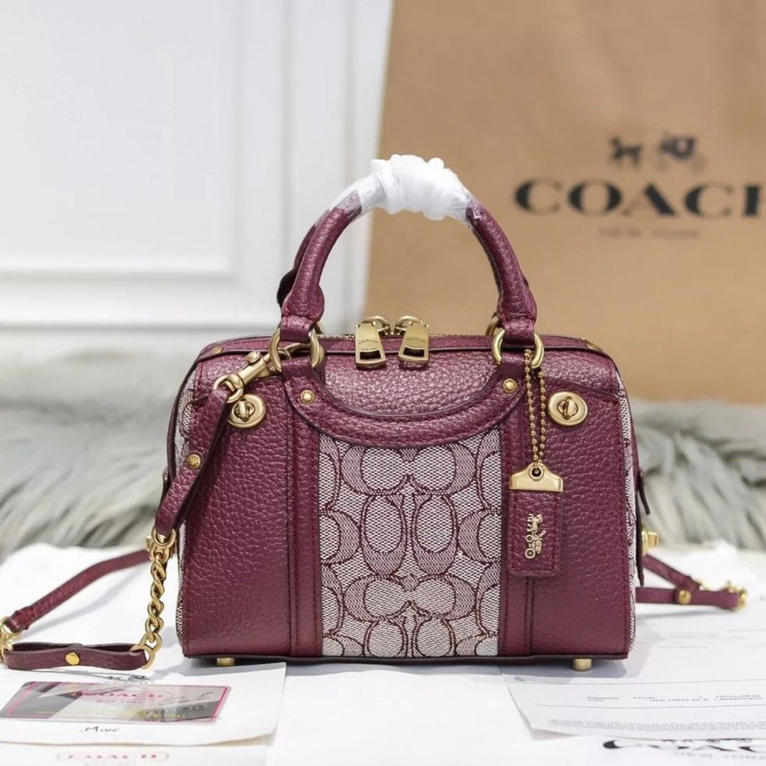 Coach Lark Bag 19 in Signature Jacquard Women s Fashion Bags