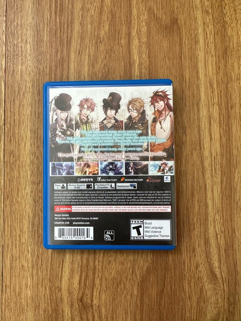 Code Realize Guardian of Rebirth PS Vita Game, Video Gaming, Video Games, PlayStation on Carousell