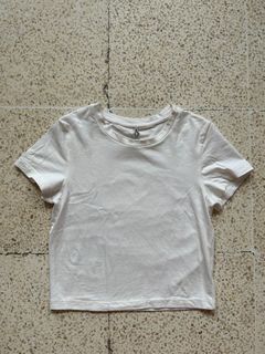 Colorbox white crop top