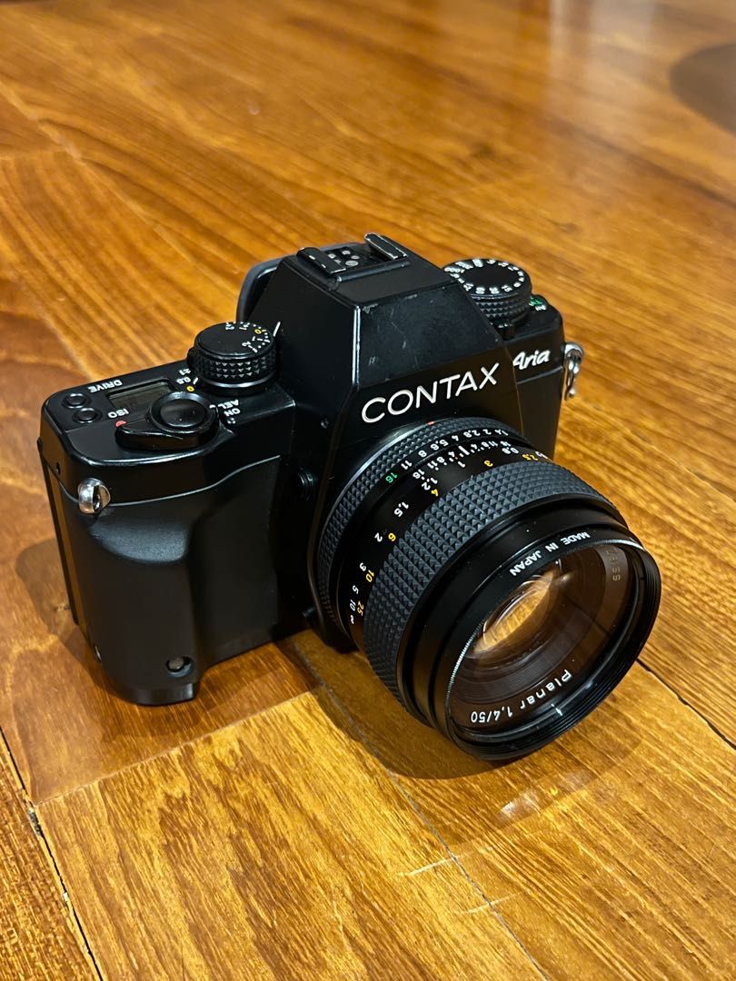 Contax Aria & Zeiss 50mm 1.4 CY - film SLR