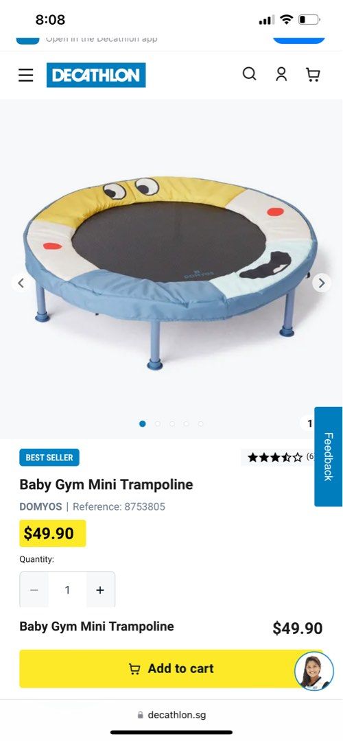 Decathlon mini trampoline new arrivals