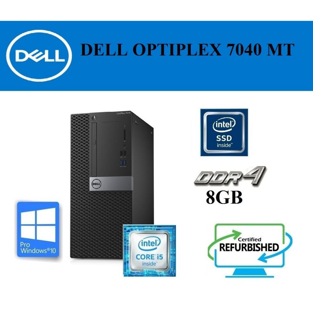 Dell Optiplex 7040 Minitower 16Gb Ram, Computers & Tech, Desktops on
