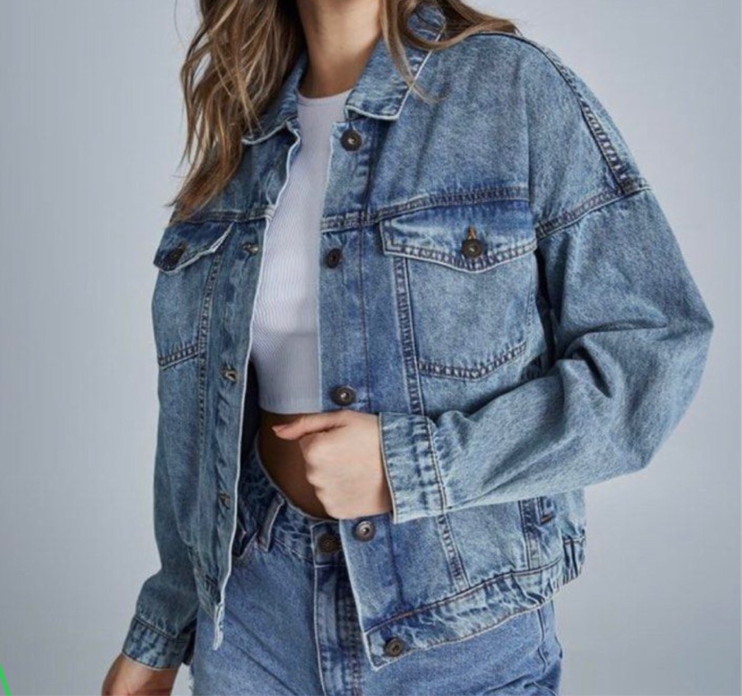 Miss Lola Denim Jacket, Women's Fashion, Clothes on Carousell