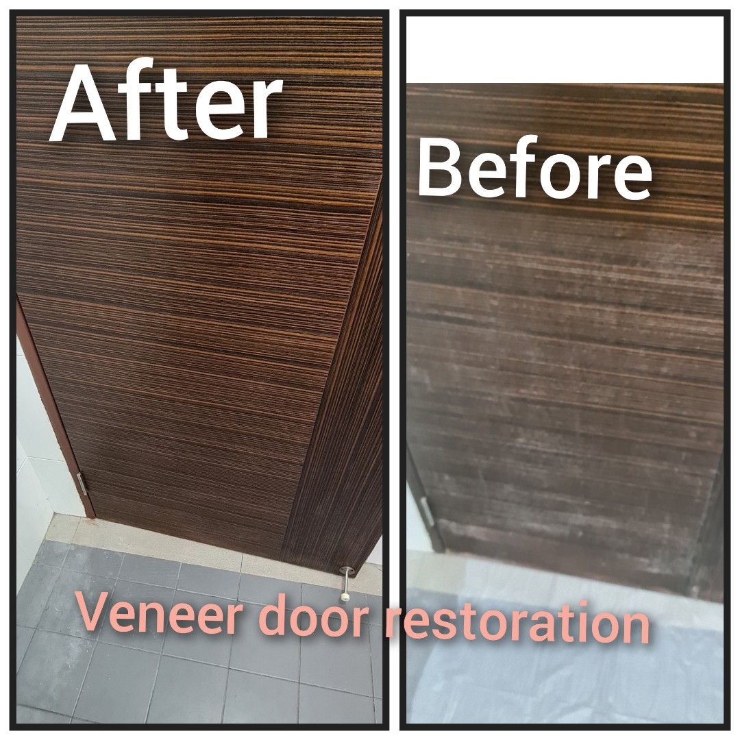 Door Varnishing staining polishing Repair wooden Furniture Sanding