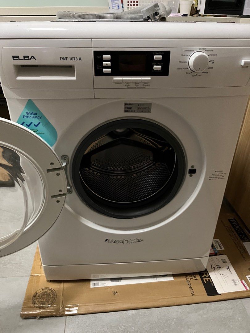 ELBA washing machine, TV & Home Appliances, Washing Machines and Dryers