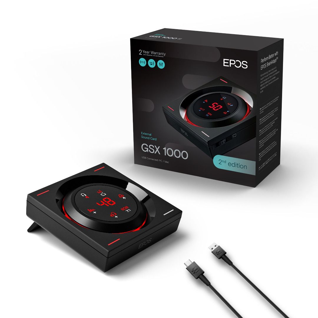 EPOS GSX 1000 2nd Edition Dac Amp Audio Amplifier/External USB