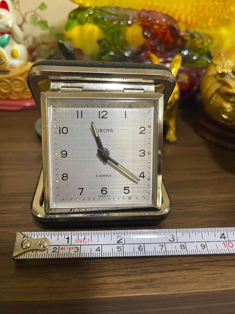 Europa Mechanical Wind Up Clock Made In Germany - WORKING (Category: Clocks) located in Caloocan City. Submitted by red_rob (Listing ID 1231167150, Image 1). Description: FULLY FUNCTIONAL Vintage Europa mchanical clock 2 jewels Made in Germany Mechanical - Wind up - De Susi - No need batt Missing screws sa cover - not an issue for me Fully tested pati alarm - gagamitin na lang Demo vid before purchase when requested South caloocan pickup/meetup O