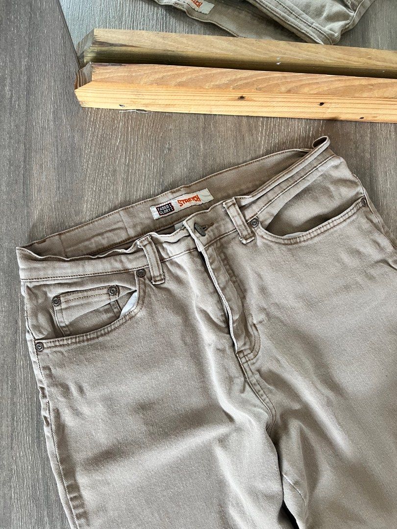 Faded glory store khaki pants womens