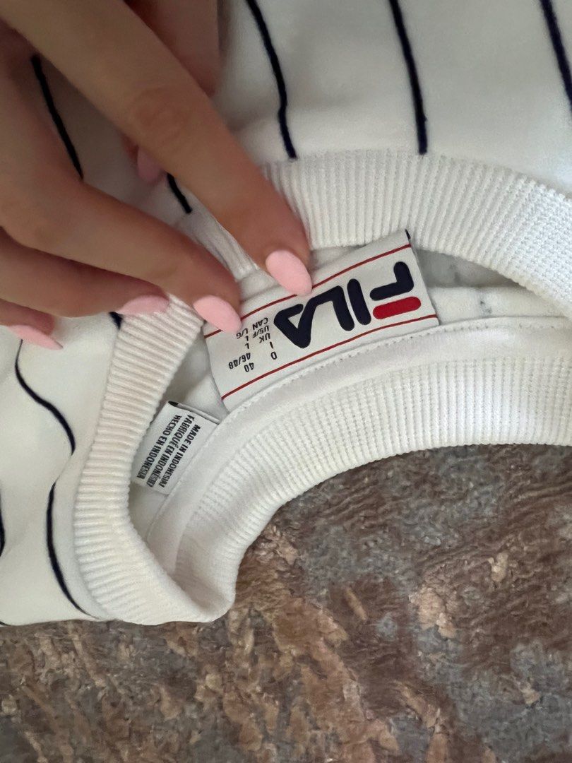 Fila fur sweater store