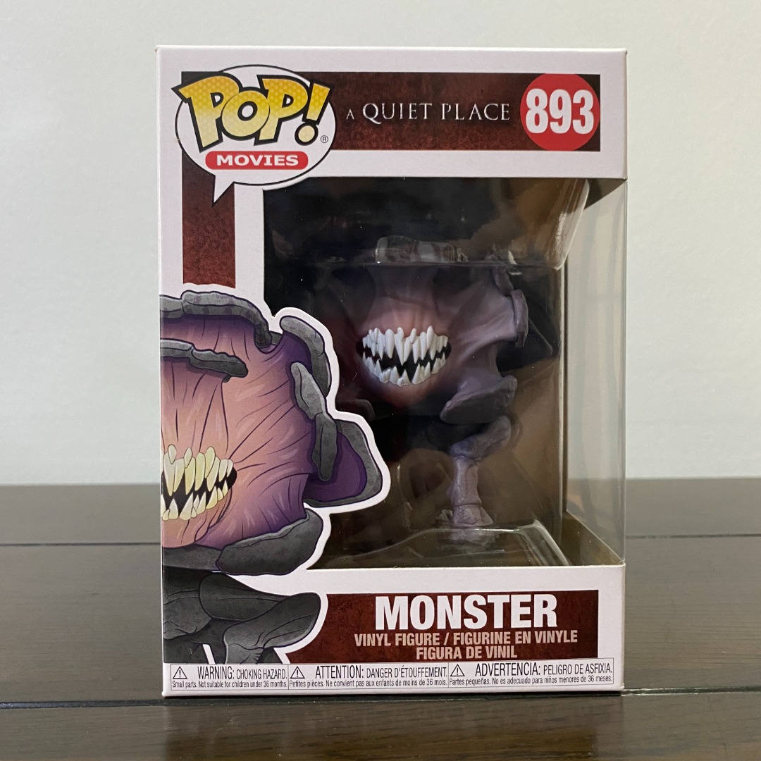 Funko Pop Movies A Quiet Place MONSTER 893 NEW MINT MIB with Pop
