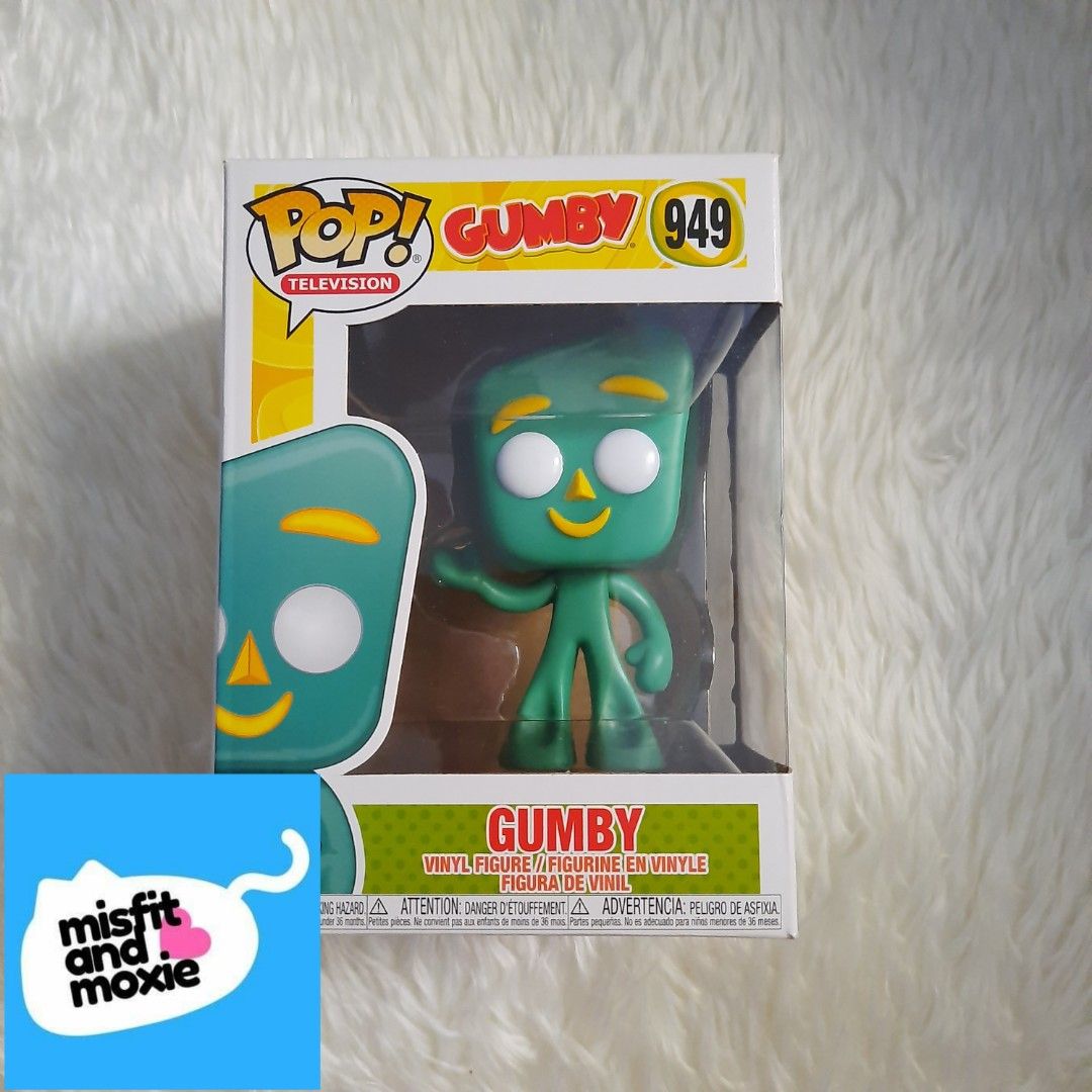 FUNKO POP TELEVISION GUMBY (Category: Designer & Blind Box Toys) located in Cavite. Submitted by misfitandmoxie (Listing ID 1231234497, Image 1). Description: LAST PRICE! MOP: BPI (NO COD) SHIPPING: LALAMOVE, GRAB, ETC. *SHIPPING AND TOLL (IF ANY) FEES AT BUYER’S EXPENSE *BUYER WILL ARRANGE PICK UP BRAND NEW AUTHENTIC.