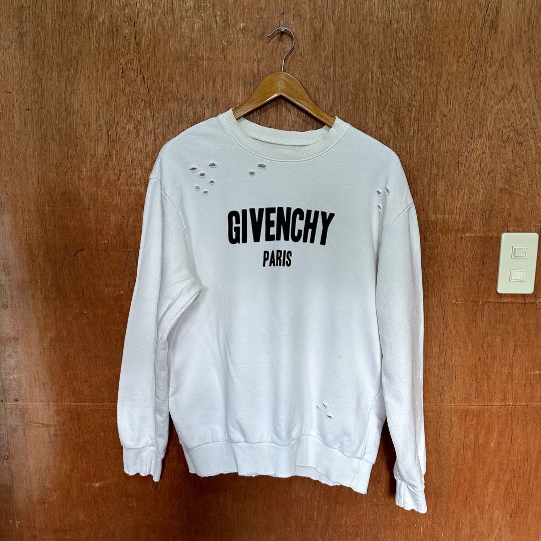 Givenchy white sweater hotsell