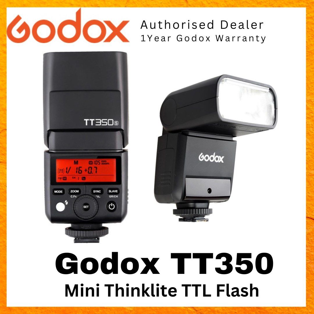 Godox TT350, Photography, Photography Accessories, Flashes on Carousell
