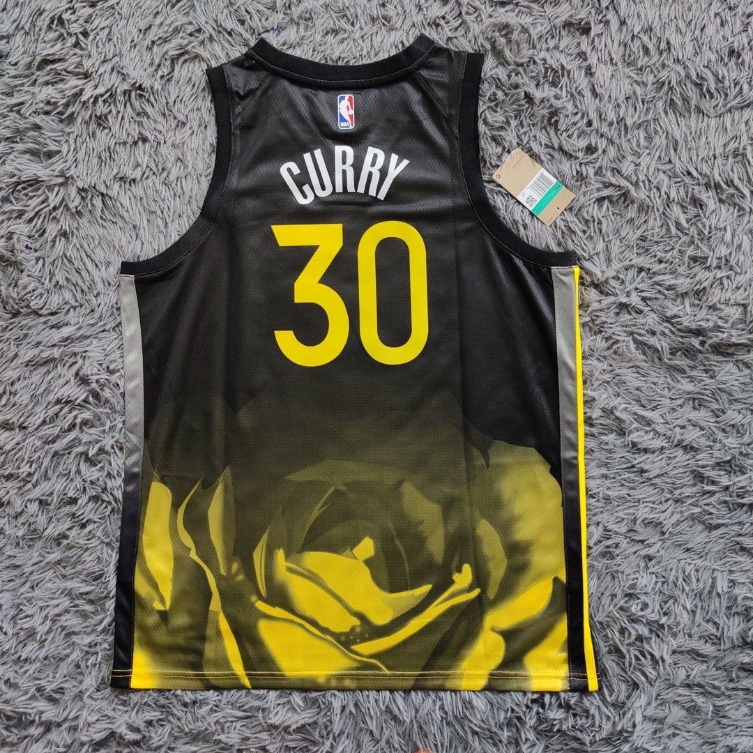 All Star Stephen Curry #30 Jordan Brand Yellow 2021 Swingman NBA