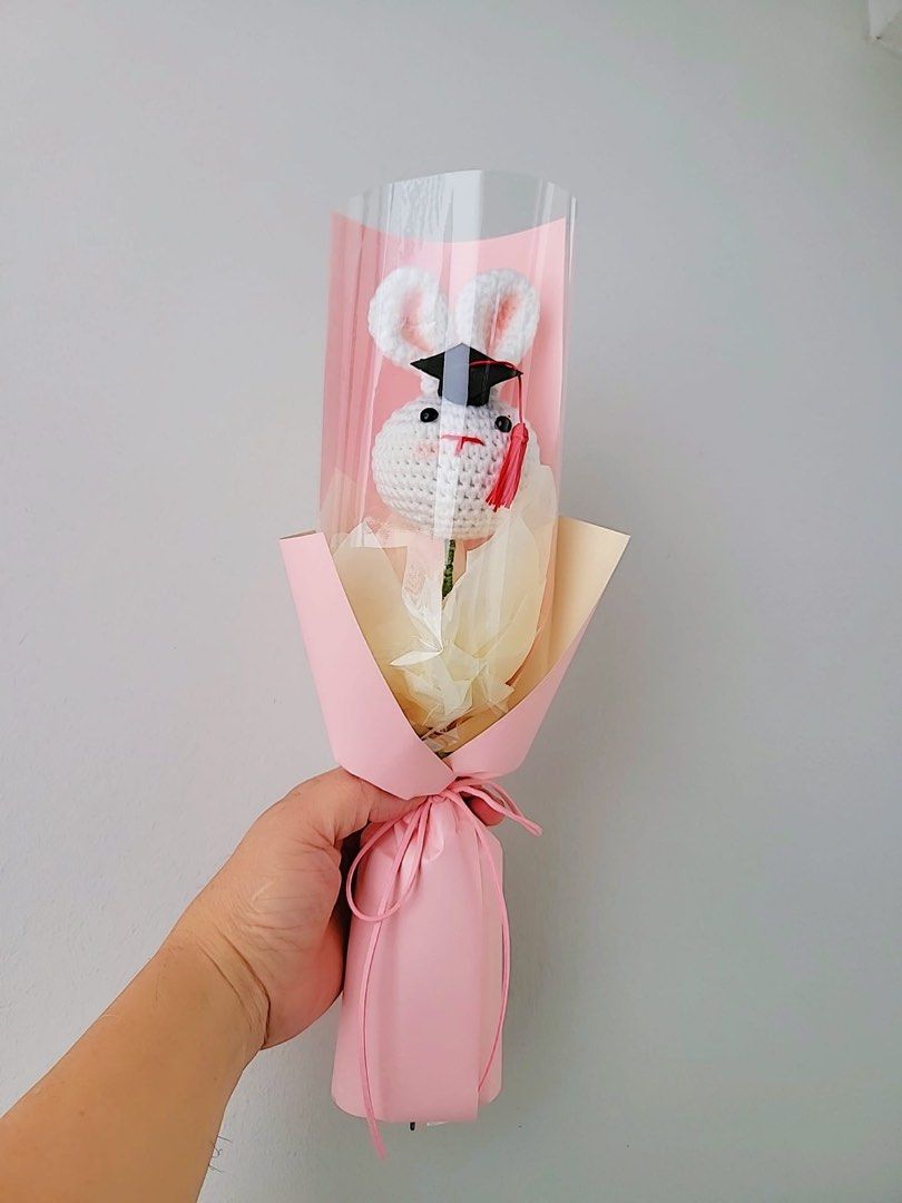 Graduation crochet bouquets, Hobbies & Toys, Stationery & Craft