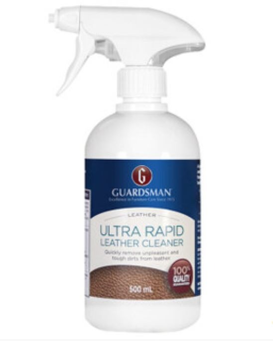 Guardsman Ultra Rapid Leather Cleaner 500ml, Furniture & Home Living