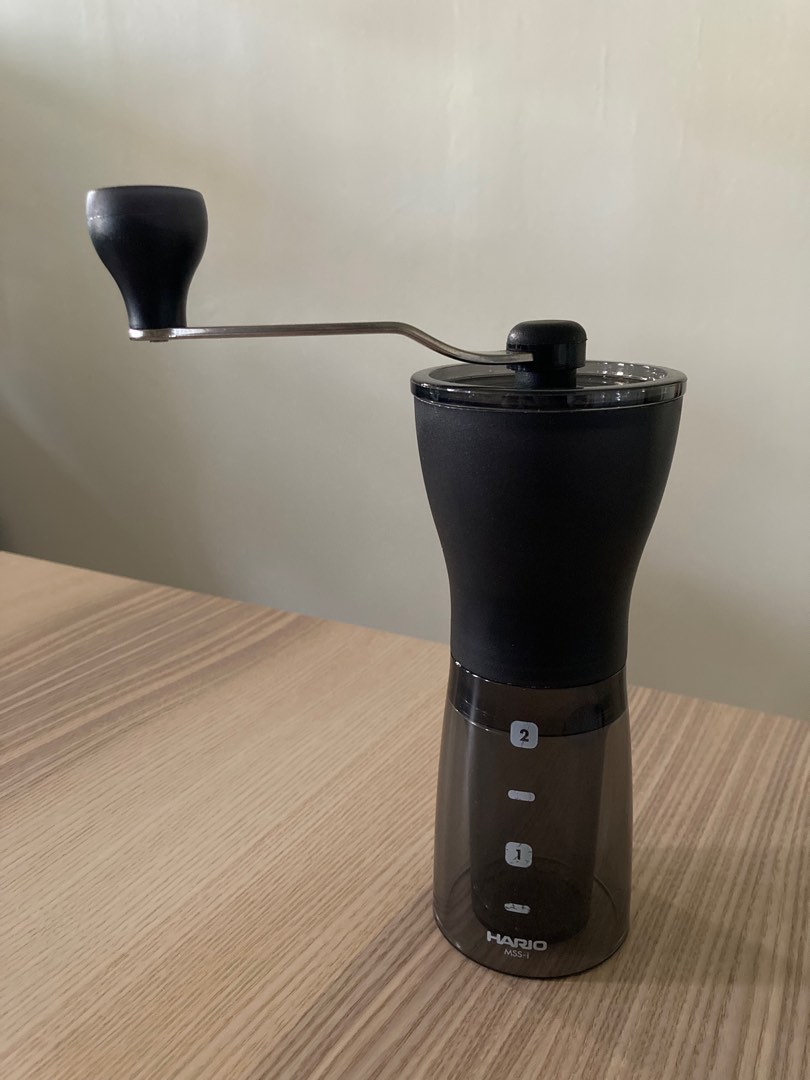 Hario Slim Manual Ceramic Burr Coffee Grinder, TV & Home Appliances