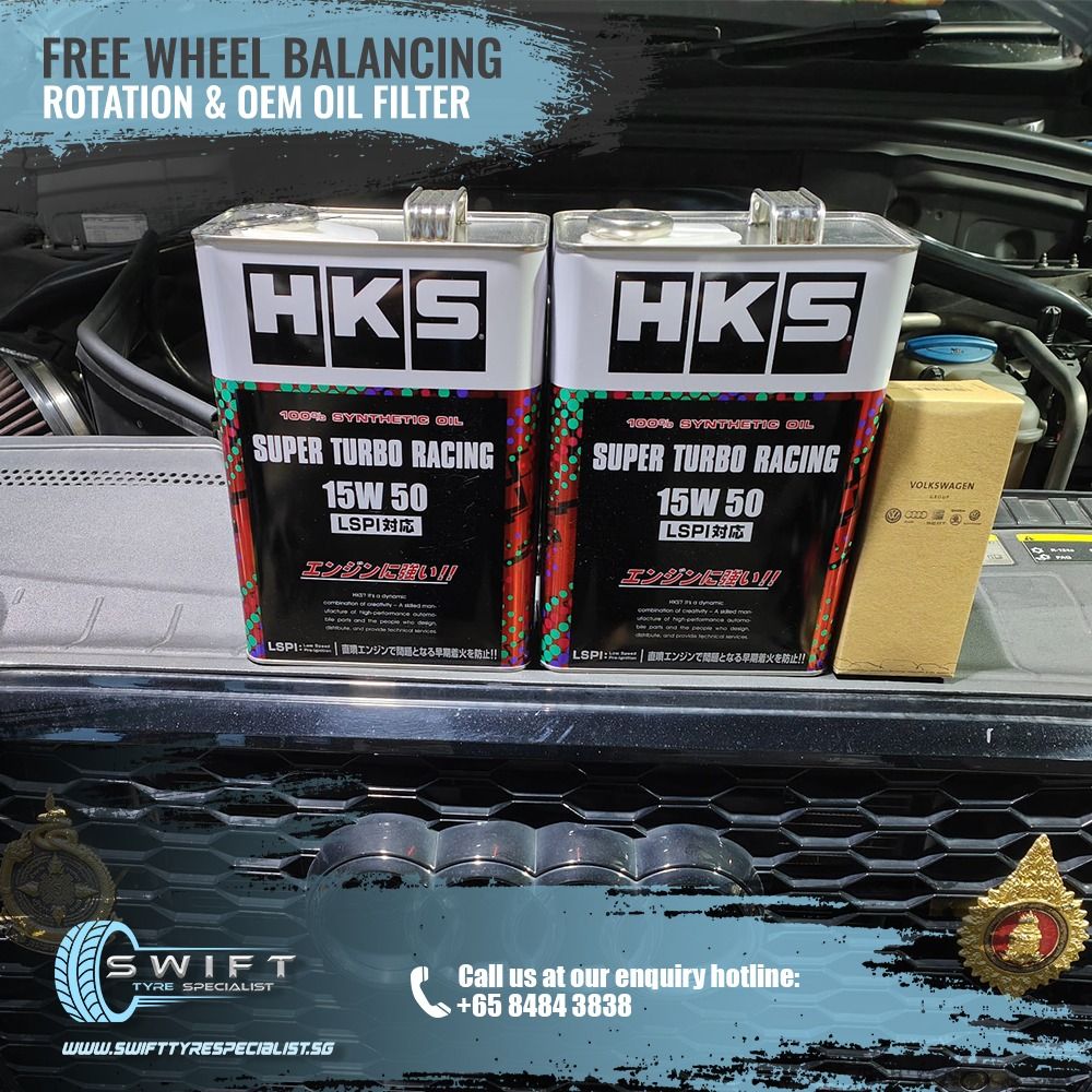 HKS Engine Oil Car Servicing Liqui Moly Amsoil Castrol Mobil1 Totachi Shell Helix Motul Bosch