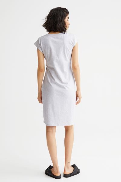 knee length floral dresses with sleeves White Mark Women's Floral Short Sleeve Knee Length Dress, Black, Small
