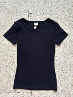 H&m ribbed fitted top